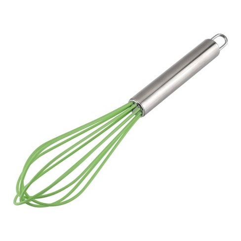 Unique Bargains Silicone Stainless Steel Home Blending Whisk 10" 1 Pc - image 1 of 4