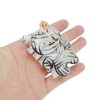 Unique Bargains Halloween Claw Clip Orange Black 1 Pc - 4 of 4