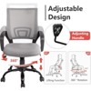 RISOKEYS Ergonomic Office Chair with Breathable Mesh Lumbar Support, 360° Swivel Casters & Adjustable Armrests for Office,Home - 4 of 4