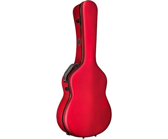 HumiCase Metro II Classical Guitar Case Red