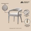 Manhattan Comfort 5pc Hathaway and Aspen Modern Dining Set Black/Silver Lining - 3 of 4