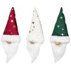 Northlight Santa Hat Gnome with Stars Clip-On Christmas Ornaments - 6" - Set of 3 - 3 of 4