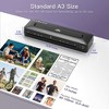 Crenova 13 Inch A3 Laminator Machine, Black, Hot and Cold Settings,with Laminating Sheets Pouches,Paper Trimmer, for Home Office School - 4 of 4