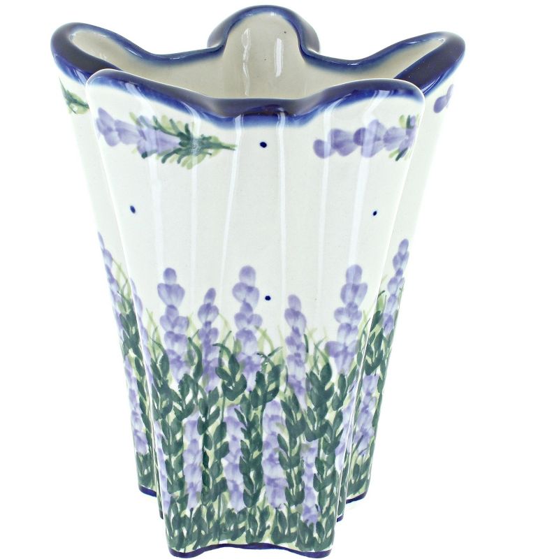 Blue Rose Polish Pottery 30-4 WR Unikat Large Vase, 1 of 2