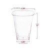 Smarty Had A Party 2 oz. Clear Square Plastic Shot Glasses - 960 pcs - 3 of 4