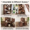 KTMBDW Computer Desk with 90 Degree Rotating Desktop, Office Desk with Storage Drawer&Cabinets, Gaming Desk with Shelves for Home Office, Living Room - 4 of 4