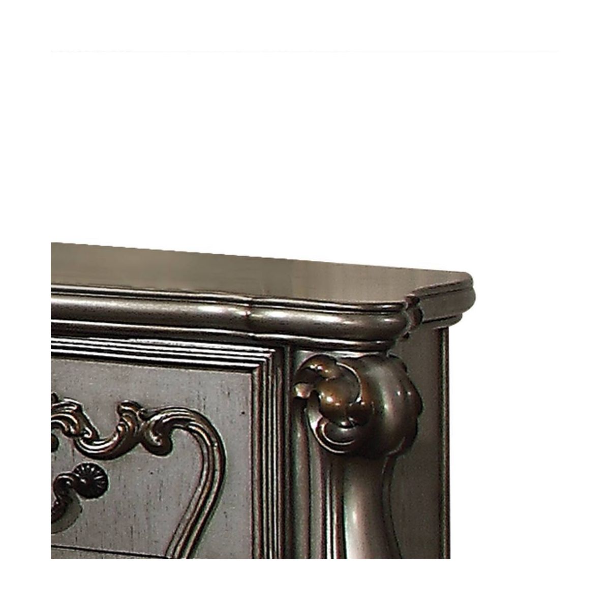 Acme Furniture Versailles Nightstand Antique Platinum Finish - thumbnail 5
