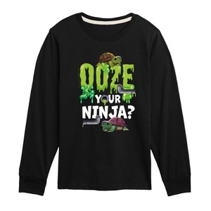 Boys' - Teenage Mutant Ninja Turtles Mutant Mayhem - Ooze Your Ninja Long Sleeve Graphic T-Shirt - 1 of 3