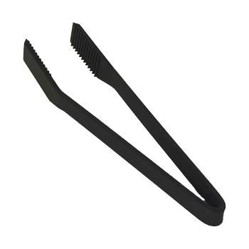 Kuhn Rikon 6-Inch Small Silicone Chefs Tongs, Black