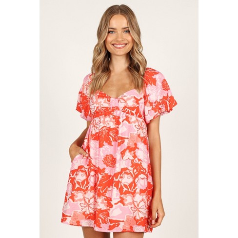 Maggie Mini Dress - Pink/red Floral S : Target