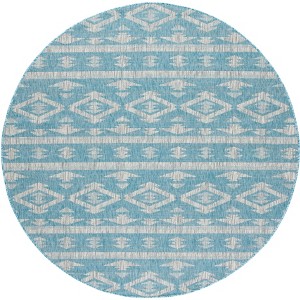 Courtyard CY8863 Power Loomed Indoor/Outdoor Area Rug  - Safavieh - 1 of 3
