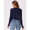 Allegra K Women's Long Sleeve Knit Elegant Open Front Casual Bolero Cardigan - image 4 of 4