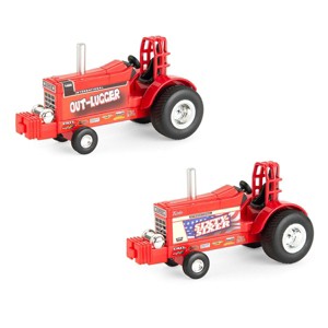 ERTL Set of 2 1:64 International "Out-Lugger" & "Sixty-Sixer" Vintage Pulling Tractors 37917D - 1 of 1
