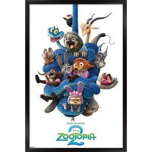 Trends International Disney Zootopia 2 (2025) - Group One Sheet Framed Wall Poster Prints - 1 of 4