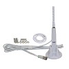 Tram® Marine CB 3-Foot Fiberglass Antenna with RG58 Cable and PL-259 Connector in White - 4 of 4