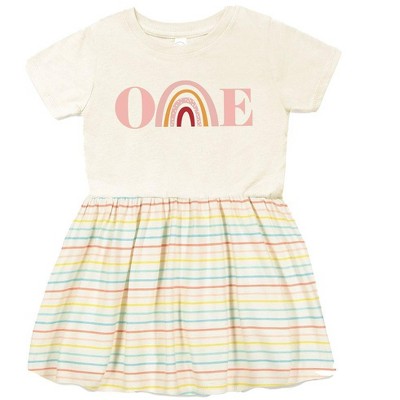The Juniper Shop One Rainbow Infant Dress