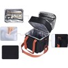 REGALWOVEN Oxford Wipe Clean Insulated Large Capacity Lunch Bags 10.2 x 7.1 x 11 Inches - 4 of 4