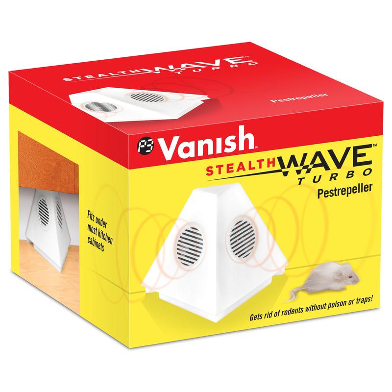 Vanish Stealth Wave Turbo Plug-In Electronic Pest Repeller For Rodents, 1 of 2