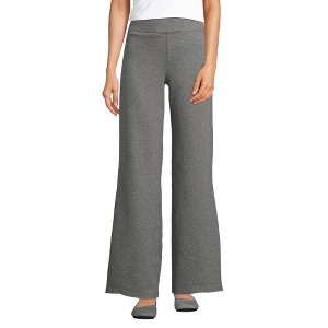 Lands' End Women's Starfish High Rise Wide Leg Pants - 1 of 4