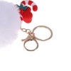 Unique Bargains Christmas Keychain with Double Ring and Lobster Clasp Alloy Plush 1 Pc - 3 of 4