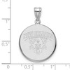 Black Bow Jewelry 10k White Gold New Orleans Privateers NCAA Large Pendant - 2 of 3