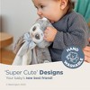Bearington Baby Lil' Owlie Snuggler, 15 Inch Gray Owl Plush Stuffed Animal Security Blanket Lovey for Babies - 3 of 4