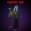 SEVOBAL 6FT Halloween Standing Decoration Activated Sound and Sway Durable Synthetic Weather-Resistant Neighborhood Highlights, Black, 46"*24"*32" - 3 of 4
