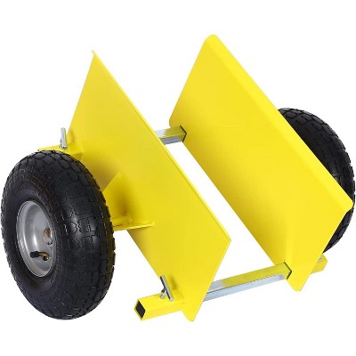 Acekool Adjustable Door Dolly, 600lbs Capacity Panel Cart with 2 Pneumatic Wheels, Clamp Grip for Drywall, Doors, Heavy Appliances