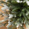 Nearly Natural 2'x3'x4' Artificial Snowed Balsam Fir Christmas Tree in Burlap Wrapped Base Set of 3 - 3 of 4