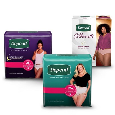 Depend Night Defense Incontinence Disposable Underwear For Men - Overnight  Absorbency - Xl - 48ct : Target