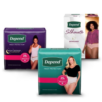 Depend Night Defense Adult Incontinence Underwear Overnight