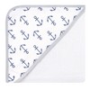Hudson Baby Infant Boy Cotton Rich Hooded Towels, Sailor Elephant, One Size - 3 of 4