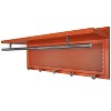 Esyspot Metal Powder Coating Hook Wall Mounted with Shelf In Orange - 3 of 4