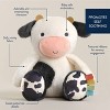 Itzy Ritzy Sweetie Snuggles Plush Stuffed Animal - Cow - 4 of 4
