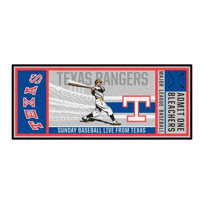 MLB Texas Rangers 1984 30"x72" Retro Ticket Runner Mat