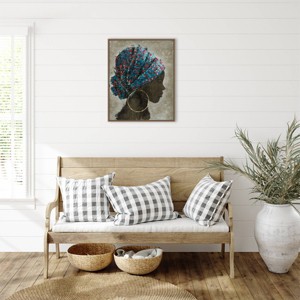 Amanti Art Profile of A Woman I by Marie Elaine Cusson Framed Wall Art Print - 1 of 4