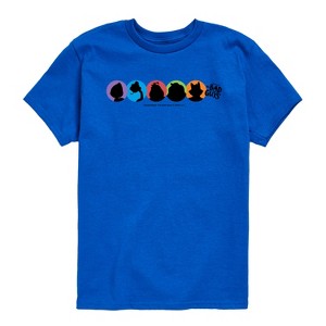 Boys' - The Bad Guys - Mr. Wolf and Friends Silhouettes Short Sleeve Graphic T-Shirt - 1 of 4