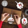 Big Dot of Happiness Christmas Gnomes - Assorted Hanging Holiday Party Favor Tags - Gift Tag Toppers - 12 Ct - 2 of 4