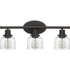 Quoizel Lighting Caverly 3 - Light Vanity in  Bronze - 3 of 3