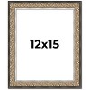 PosterPalooza | Ornate Silver Picture Frame - UV Acrylic, Foam Board Backing, Hanging Hardware - 2 of 4