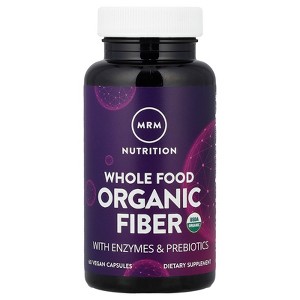 MRM Nutrition Whole Food Organic Fiber, 60 Vegan Capsules - 1 of 4