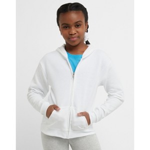 Hanes EcoSmart Girls' Full-Zip Hoodie - 1 of 4