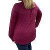 Women's Long Sleeve Gabby with Thumbholes Top - honeyme - 2 of 2
