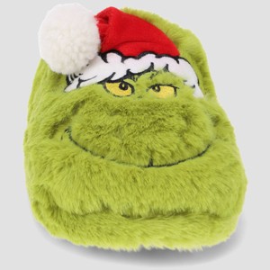 The Grinch Kids' Slide Slippers - Green - 1 of 4