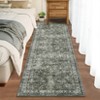 Vintage Area Rug Oriental Distressed Floor Mats with Non-Slip Backing - 3 of 4