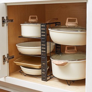 The Lakeside Collection Adjustable Pots and Pans Organizer - 1 of 4