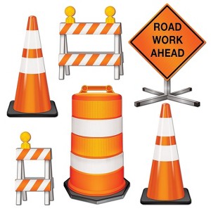 Beistle 11 1/2" - 18" Road Crew Cutouts 18/Pack 54376 - 1 of 1