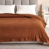 100% Cotton 200GSM Solid Waffle Blanket - Isla Jade - 2 of 4