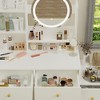 NicBex Vanity Desk with Mirror and Lights Modern Vanity Table Set with Storage Drawer for Makeup, 3 Color Modes Available for Bedroom, White - 4 of 4