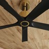 Famapy Modern Ceiling Fan with Remote Control, Reversible DC Motor, Black Sycamore Blades - 2 of 4